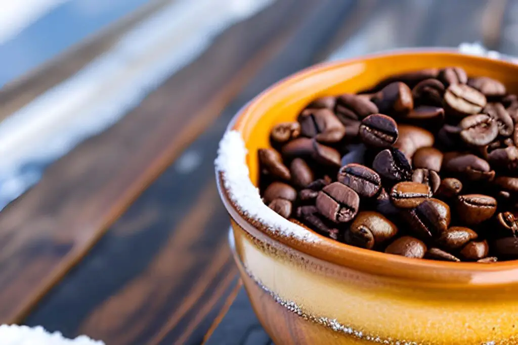 how to freeze coffee bean