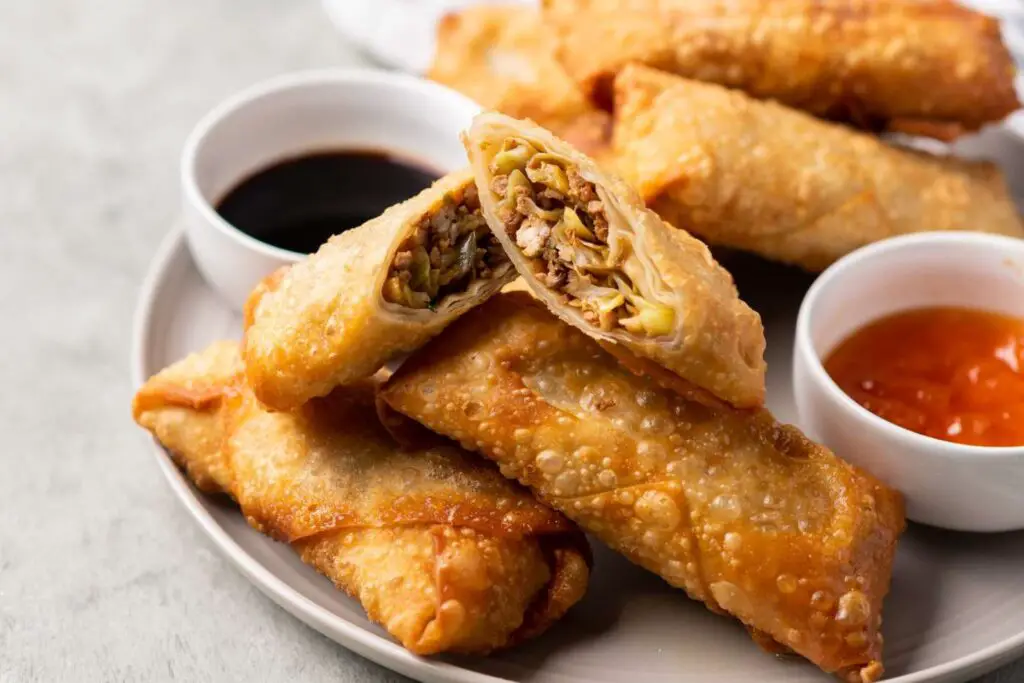 how to freeze egg rolls
