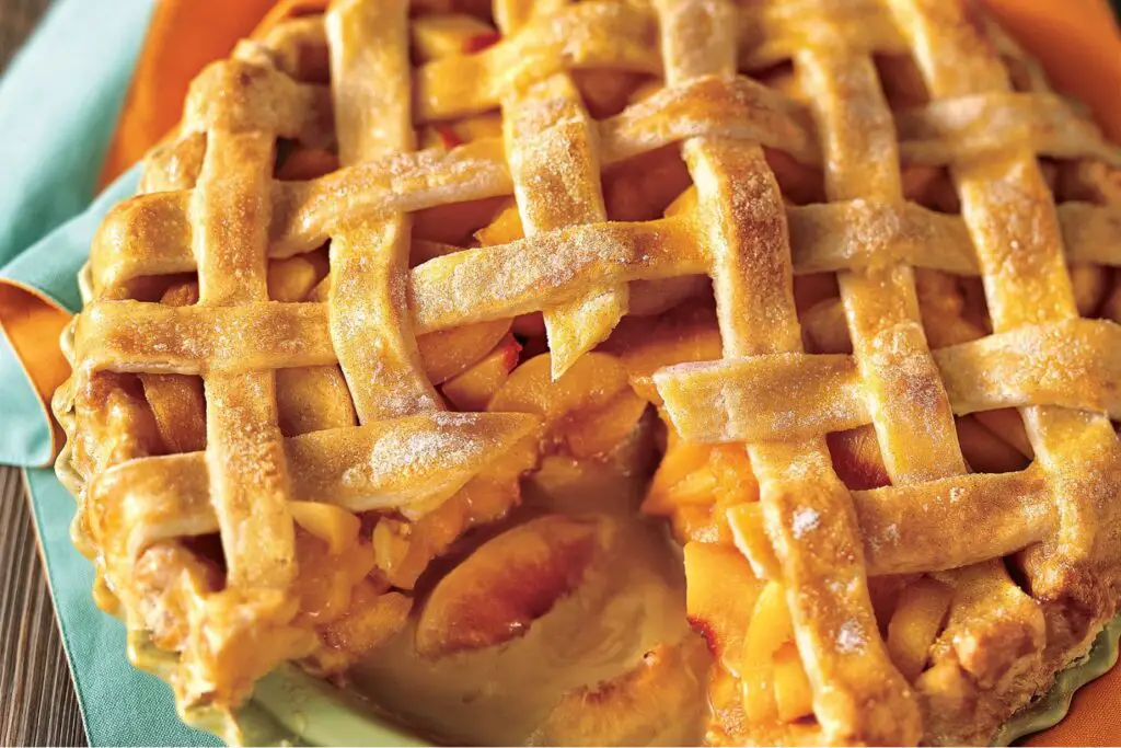 how to freeze peach pie