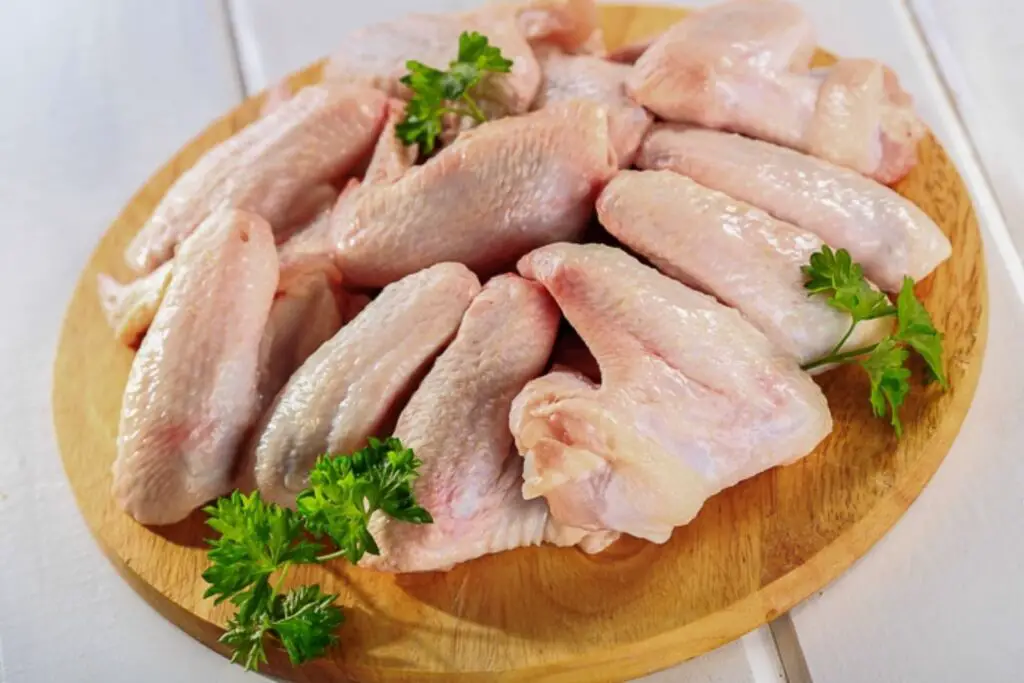 how to freeze raw chicken wings