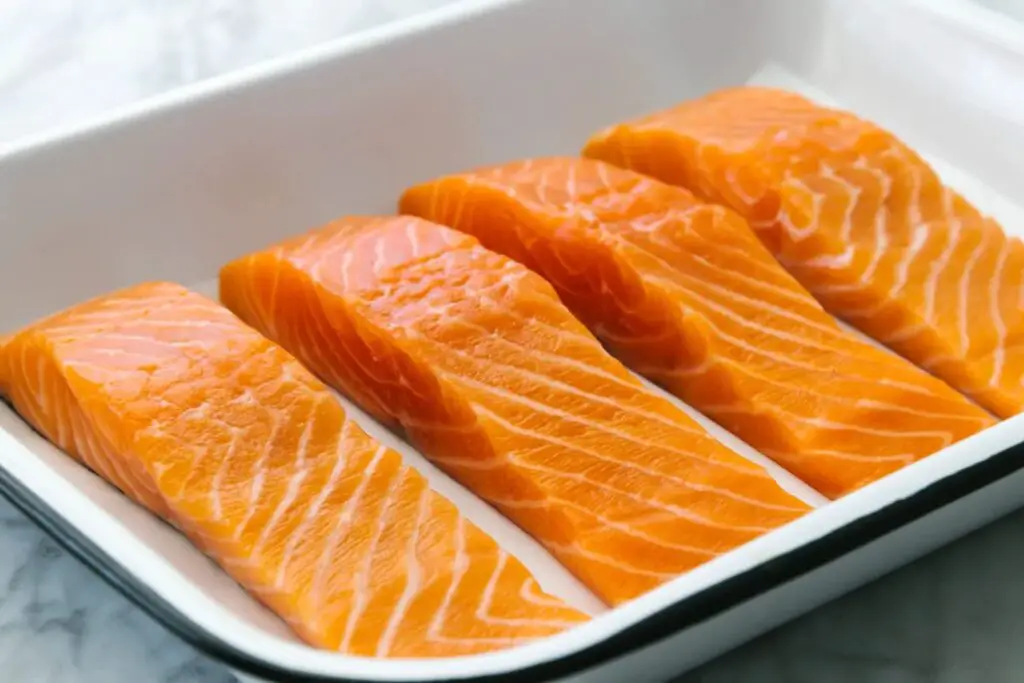 how to freeze salmon fillets