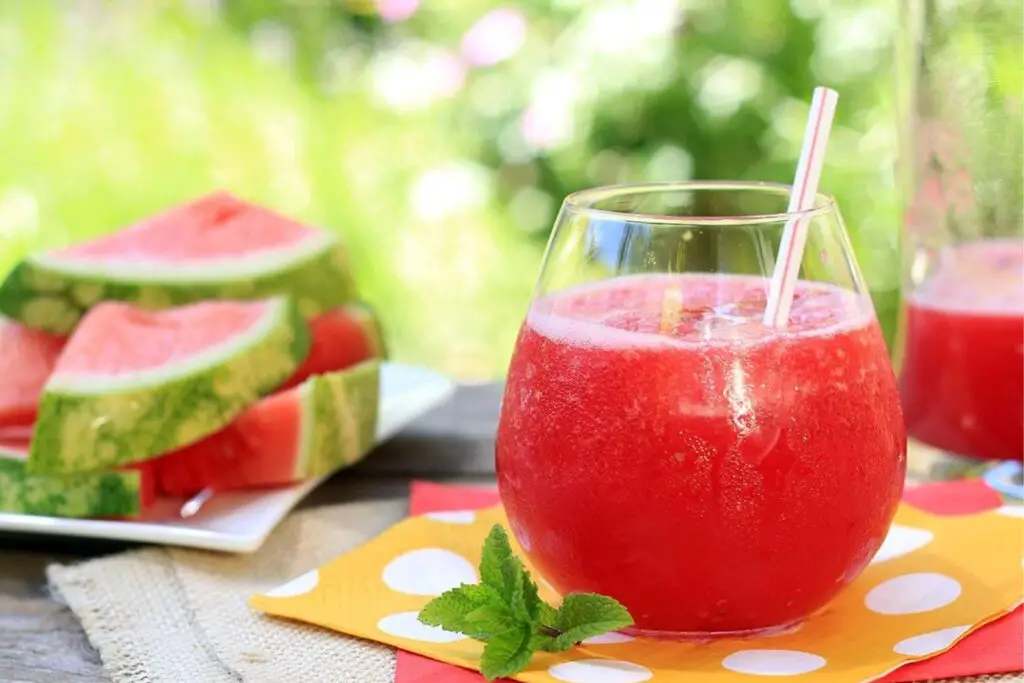 how to freeze watermelon juice