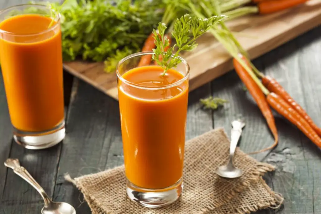 how to freeze carrot juice