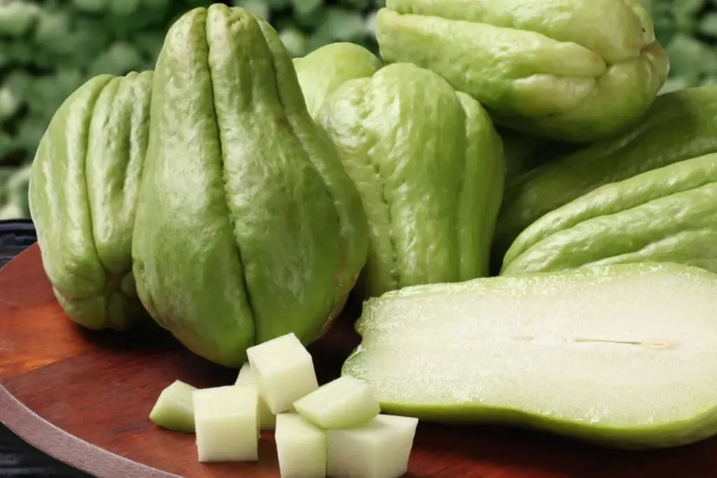 how to freeze chayote squash