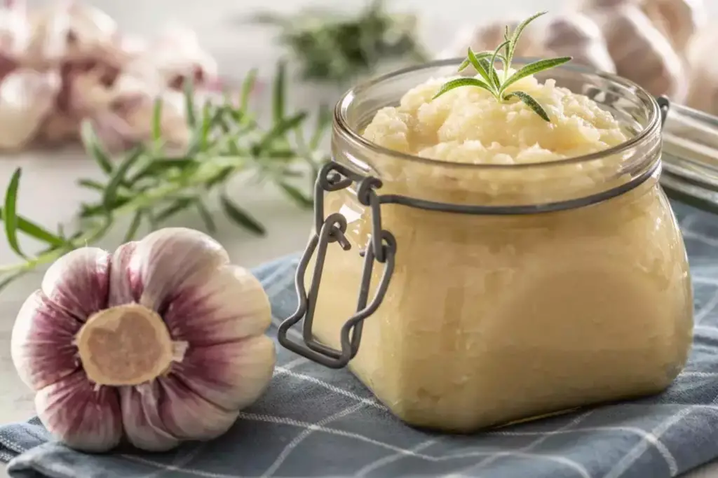 how to freeze garlic paste