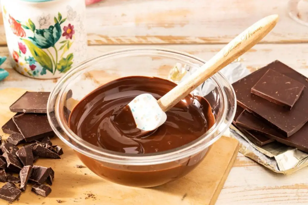 how to freeze melted chocolate