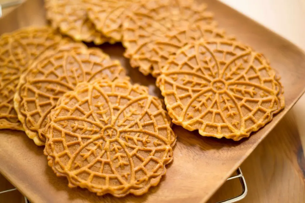 how to freeze pizzelles