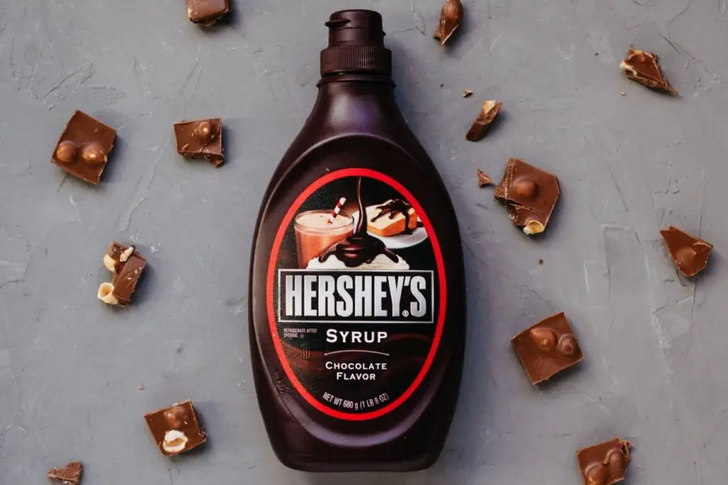 how to freeze hershey's syrup