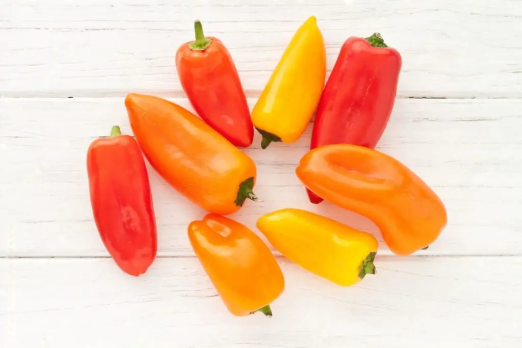 how to freeze sweet mini peppers