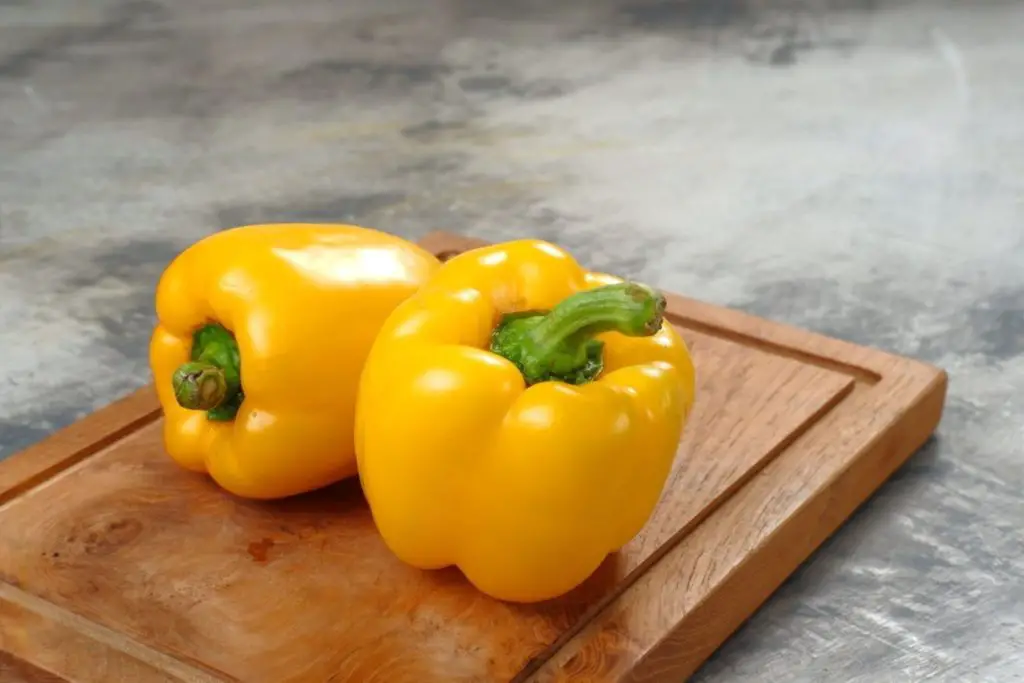 how to freeze yellow bell peppers
